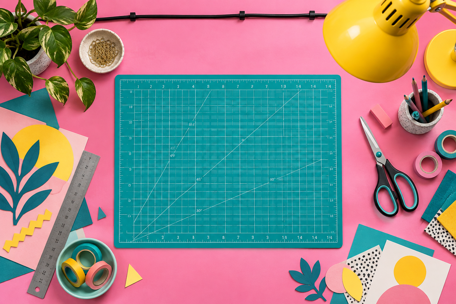Craft Room Cord Planning for a Table That Changes Jobs